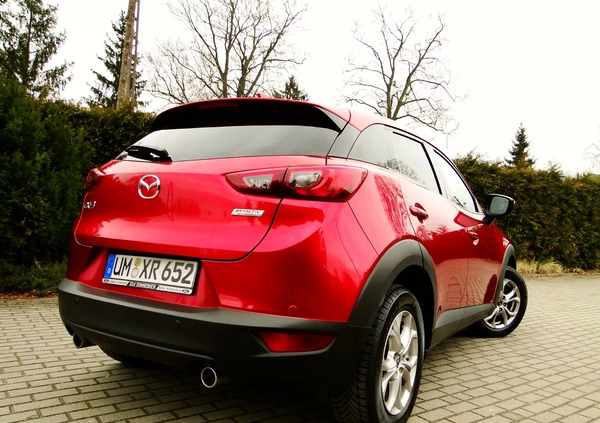 Mazda CX-3 cena 72900 przebieg: 97062, rok produkcji 2019 z Iława małe 781